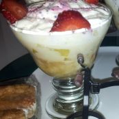 Trifle de crema y manzana caramelizada - Paso 1