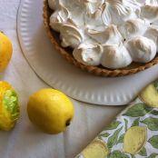 Tarta de limón y merengue suizo