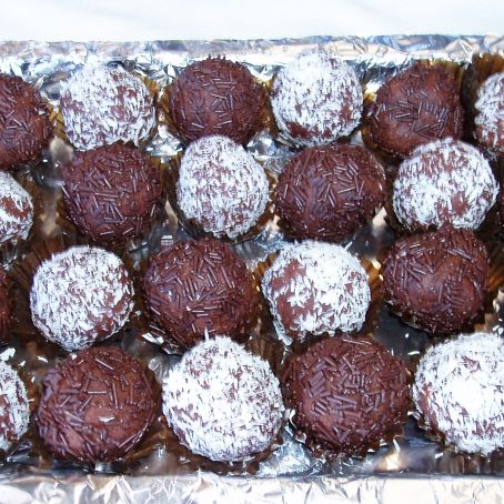 Coquis rebozados (trufas )