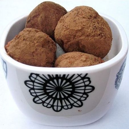 Trufas de chocolate al licor de piruleta