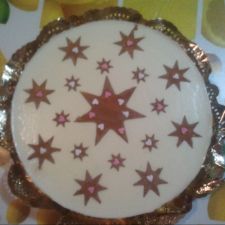 Tarta de tres chocolates con galletas María