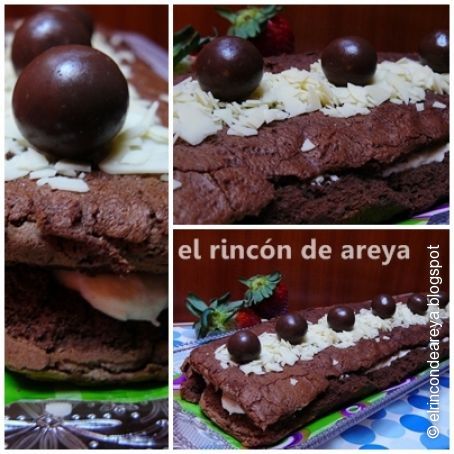 Bizcocho doble mousse