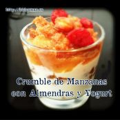 Crumble de Manzana con Almendras y Yogurt B.B.B.