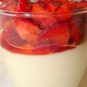 Mousse de chocolate blanco con fresas - Paso 3