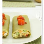 Canelones de ensaladilla rusa