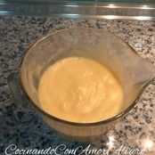 Crema pastelera al microondas - Paso 1