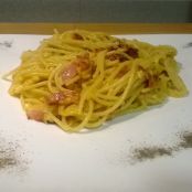 Spaghetti a la carbonara