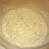 Mis galletas de avena con harina integral - Paso 1