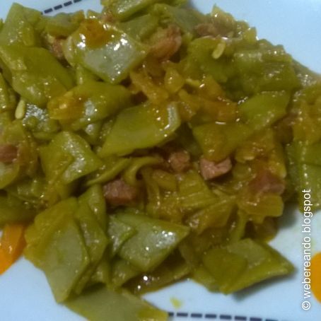 Fréjoles con jamón