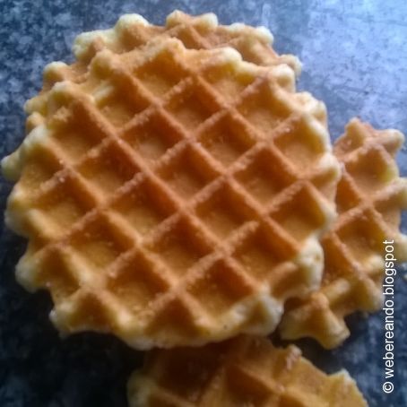 Galletas belgas gofres
