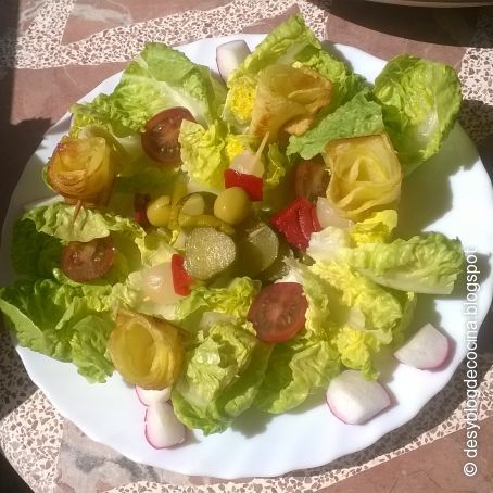 Rosas de Patatas Fritas