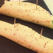 Wraps de jamón y pollo - Paso 4