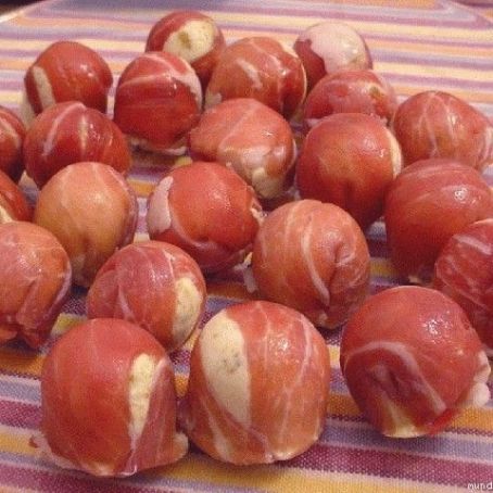 Bombones de jamón a las finas hierbas con Thermomix