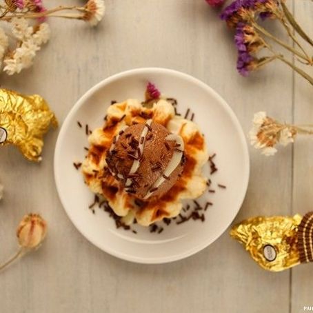 Receta de Helado de Ferrero Roche