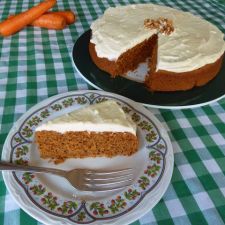 Carrot cake sin gluten