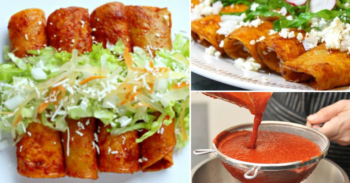 Prepara ENCHILADAS de CHORIZO y PAPAS paso a paso