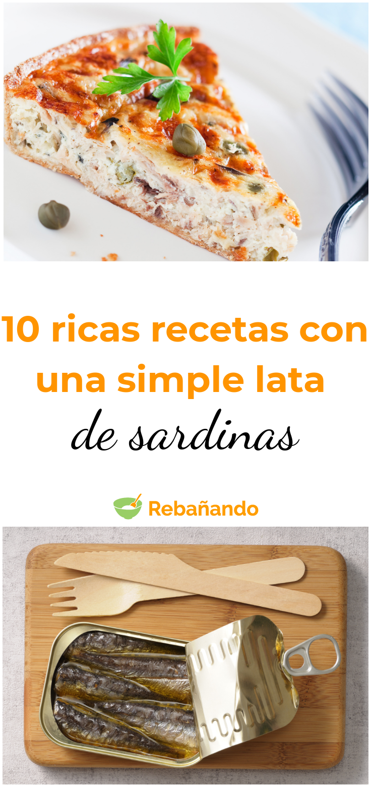 10 recetas que podemos hacer con una lata de sardinas