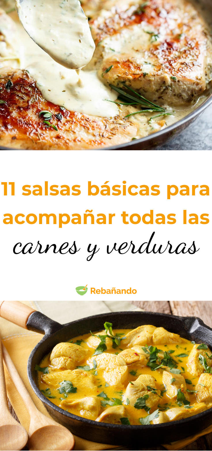 Las 11 salsas básicas para acompañar todas las carnes y ...