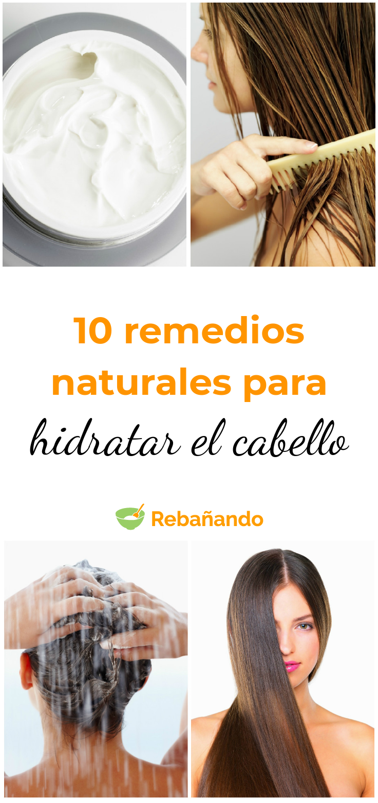 10 remedios naturales para hidratar cabello