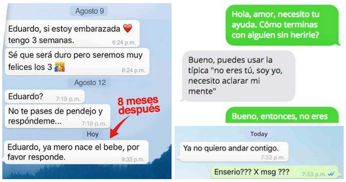 11 maneras MUY CRUELES de terminar una relación por Whatsapp