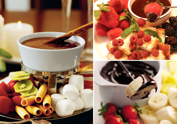 Deliciosas ideas de fondue de chocolate