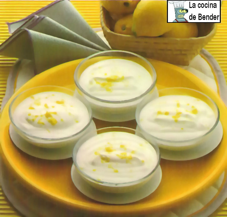 Mousse casera limón yogur (4.2/5)
